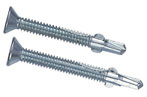 Flat Head With Wing & Shank Self-Drilling Screws